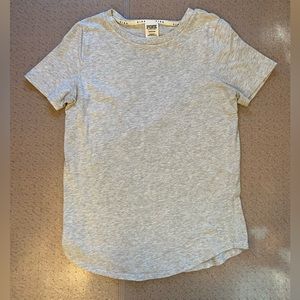 Victoria’s Secret PINK Casual Boxy Grey / Gray Tee - Size Women’s Small